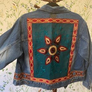 Reworked denim jacket